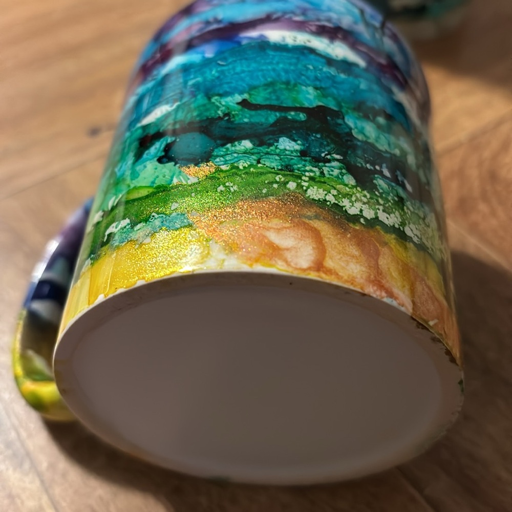 Ink Splatter Ceramic Mugs - Picture 13 of 13